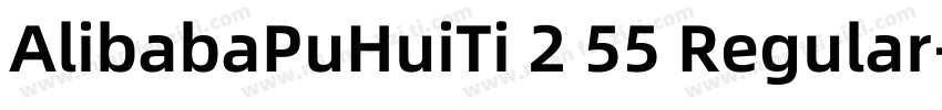 AlibabaPuHuiTi 2 55 Regular-GBpc-EU字体转换